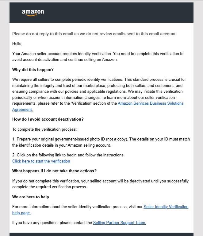 Amazon Account Suspension