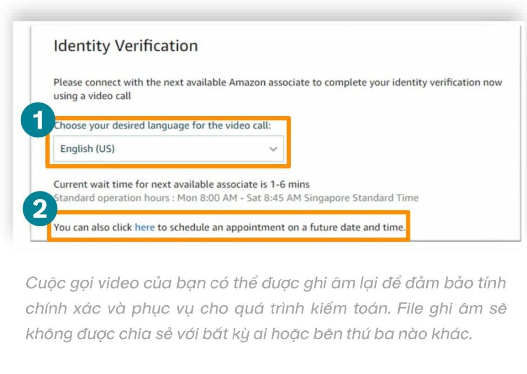 Lưu ý chuẩn bị cho cuộc gọi video vòng xác minh